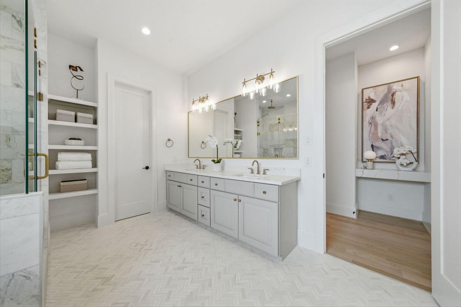 Furnished interior view inside a new home in , Houston (Image 10).