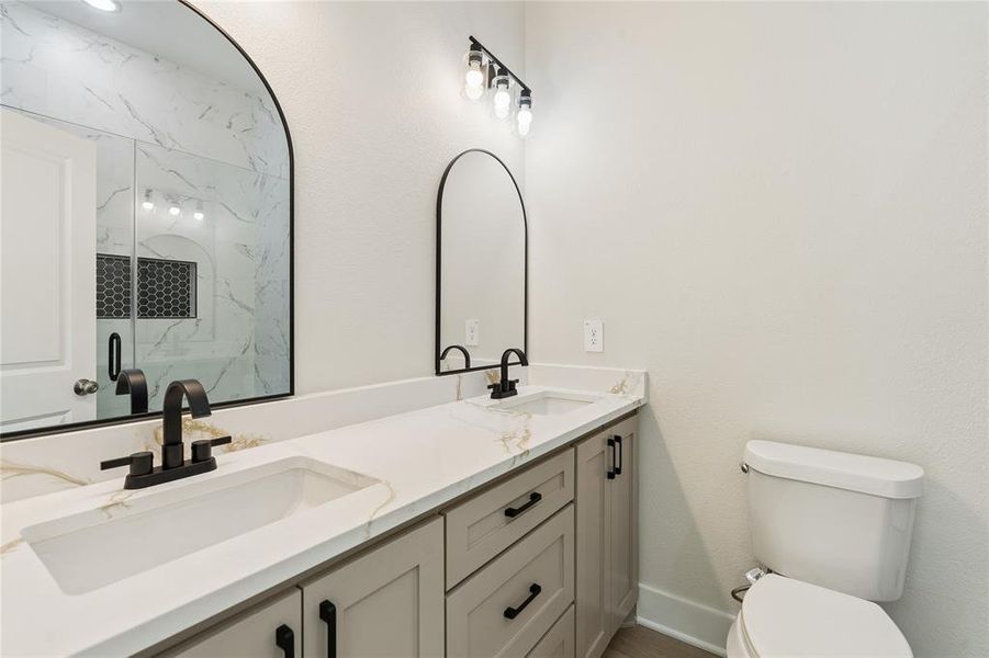 Furnished interior view inside a new home in , Fort Worth (Image 8).
