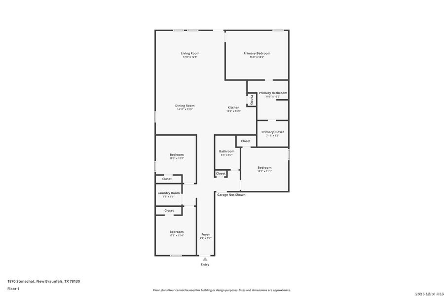2D floor plan layout of this home in Voss Farms, New Braunfels, TX (Image 3). 2D floor plan layout of this home in Voss Farms, New Braunfels, TX (Image 3).