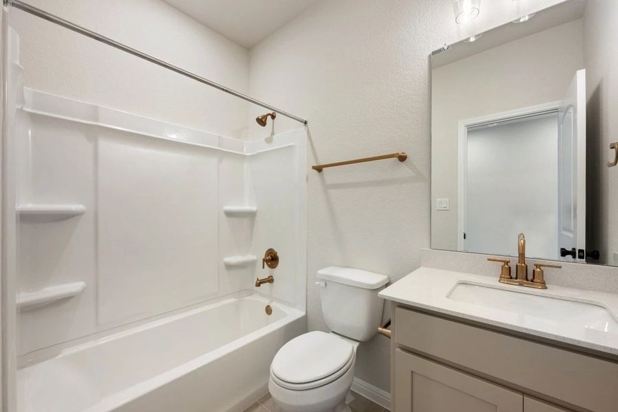 Furnished interior view inside a new home in Berry Creek Highlands, Georgetown (Image 5).