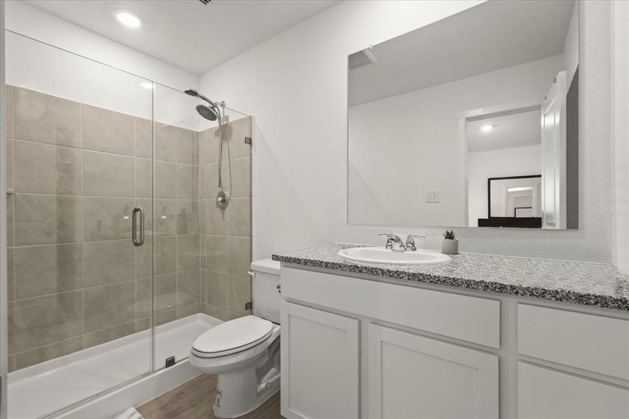 Furnished interior view inside a new home in Foree Ranch: Wellton Collection, Providence Village (Image 24).