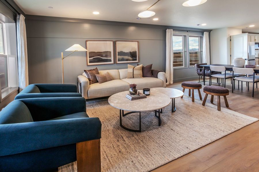Representative furnished interior of a home built from the Marigold by Hartford Homes in Prairie Song, Windsor (Image 16).