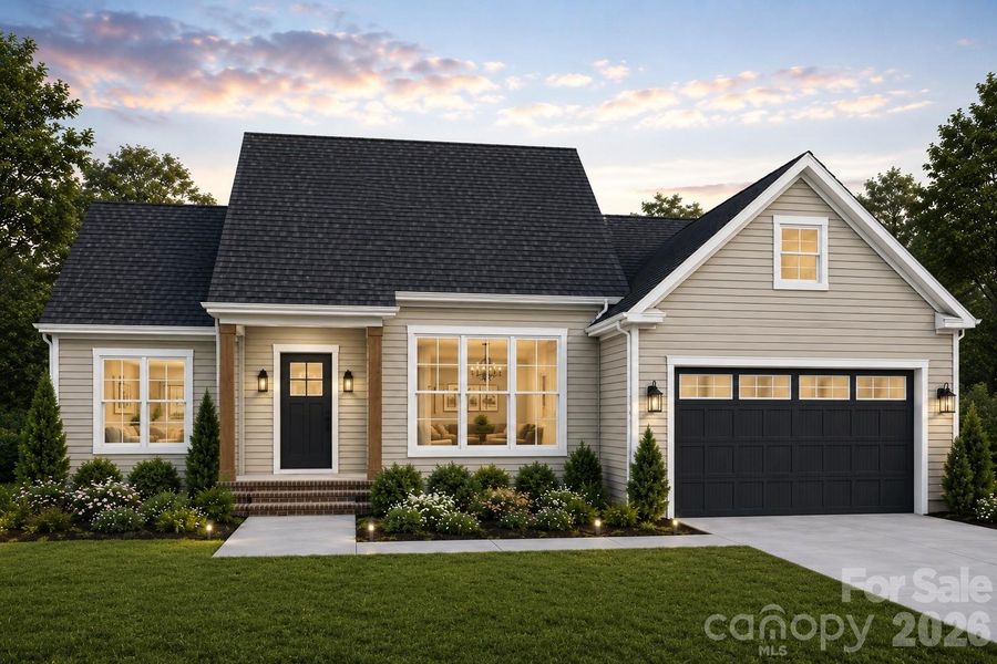 Front exterior of a new home in , Denver, NC, highlighting curb appeal (Image 1). Front exterior of a new home in , Denver, NC, highlighting curb appeal (Image 1).