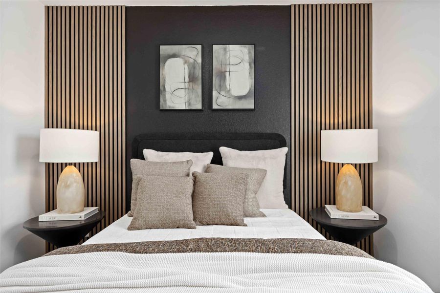 Furnished interior view inside a new home in Grand West, Houston (Image 23).