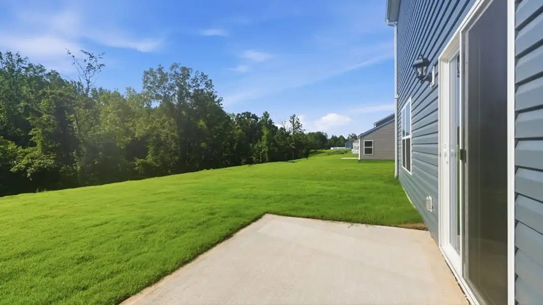 Exterior details and patio area of a home in Cedar Gap, Fountain Inn (Image 3). Exterior details and patio area of a home in Cedar Gap, Fountain Inn (Image 3).