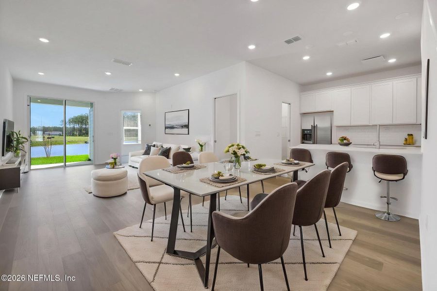 Furnished interior view inside a new home in Brook Forest, St. Augustine (Image 9).