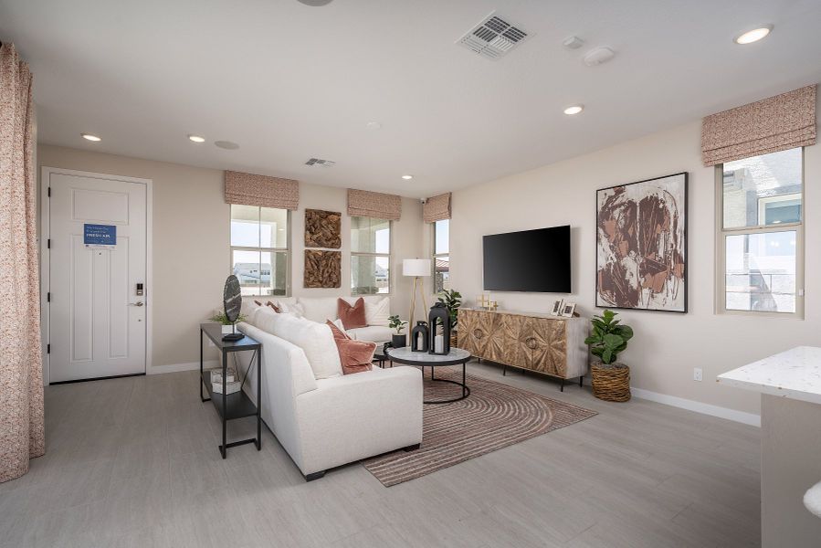 Furnished interior view inside a new home in Estrella, Goodyear (Image 3).