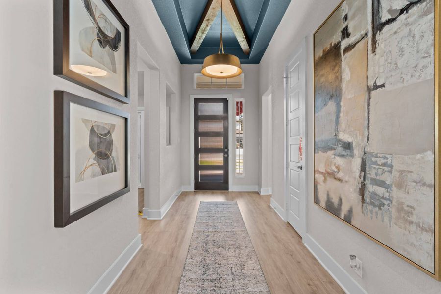 Furnished interior view inside a new home in Esperanza, Boerne (Image 14).