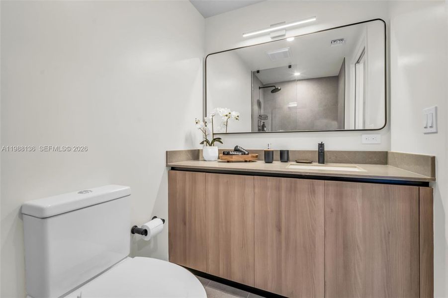 Furnished interior view inside a new home in , Miami (Image 19). Furnished interior view inside a new home in , Miami (Image 19).