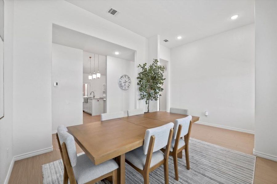 Furnished interior view inside a new home in , Forestburg (Image 6). Furnished interior view inside a new home in , Forestburg (Image 6).