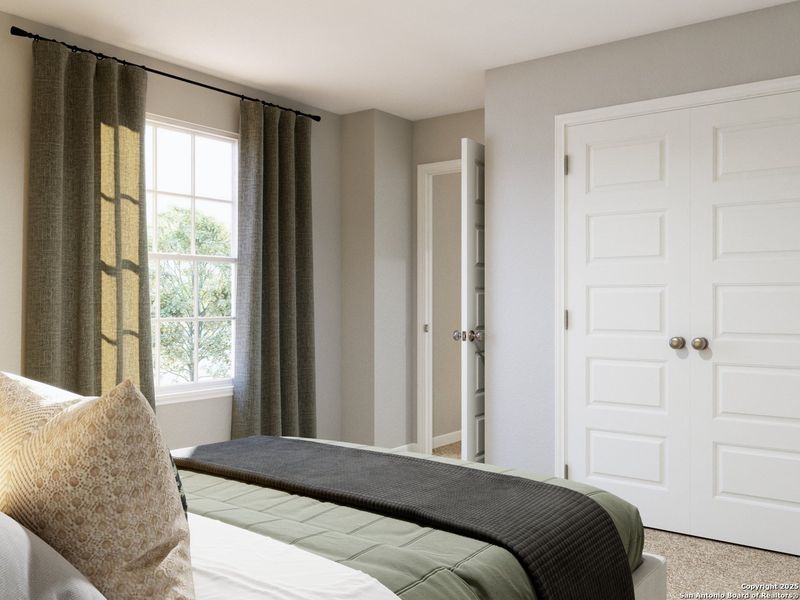 Furnished interior view inside a new home in Cinco Lakes, San Antonio (Image 16).