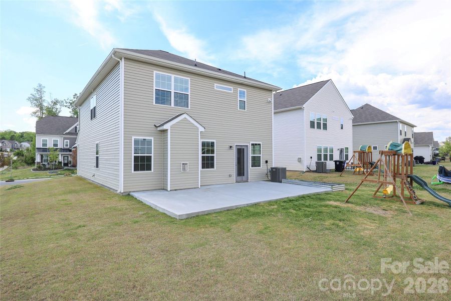 Exterior details and patio area of a home in , Mooresville (Image 3).