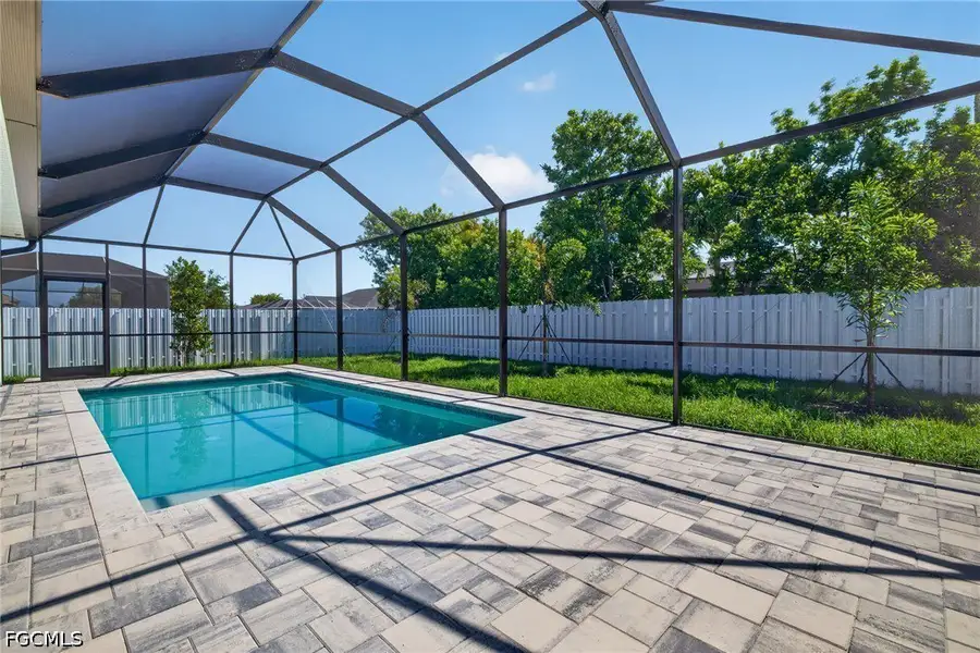 Exterior details and patio area of a home in Cape Coral, Cape Coral (Image 21).