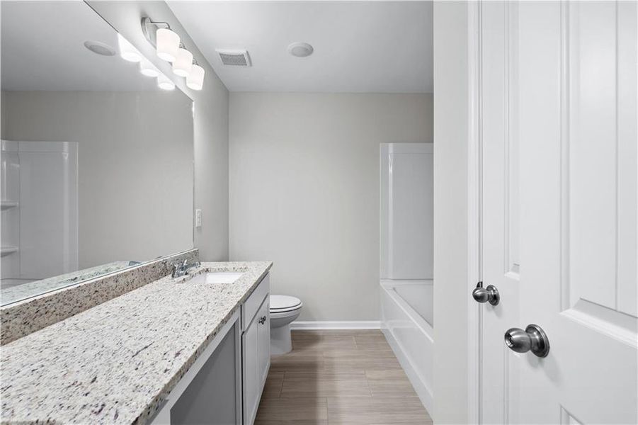 Furnished interior view inside a new home in , Newnan (Image 8).