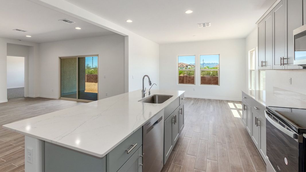 Representative furnished interior of a home built from the Catalina - Plan H50T4 by D.R. Horton in Sahuarita Acres, Sahuarita (Image 8).