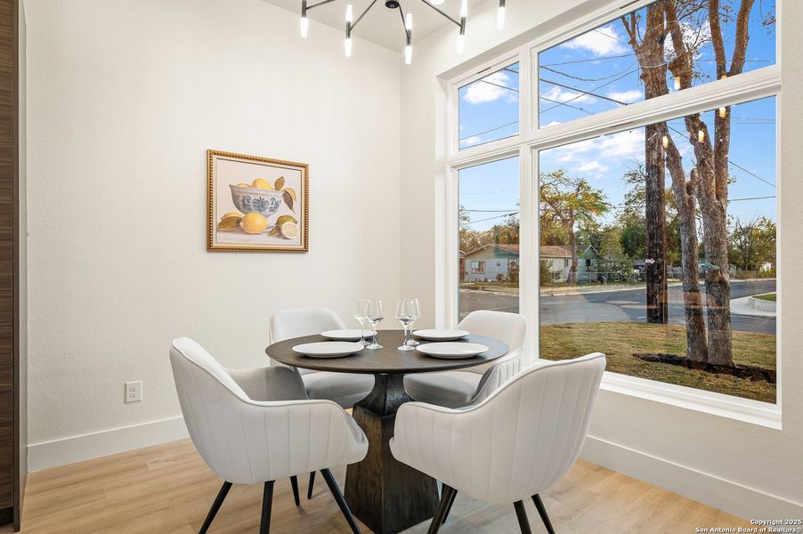 Furnished interior view inside a new home in , San Antonio (Image 13). Furnished interior view inside a new home in , San Antonio (Image 13).