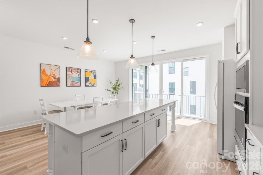 Furnished interior view inside a new home in , Charlotte (Image 5).