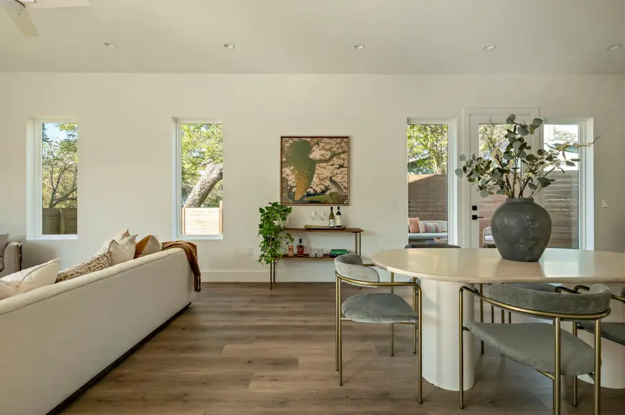 Dining space featuring recessed lighting, healthy amount of natural light Dining space featuring recessed lighting, healthy amount of natural light
