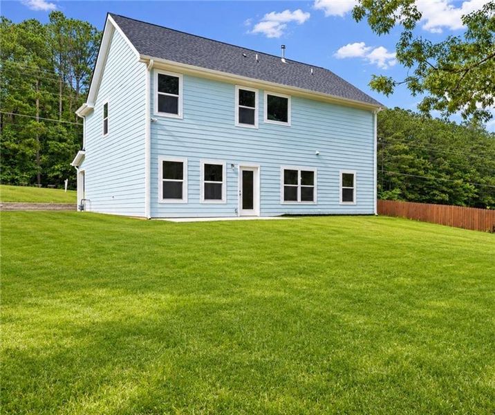 Exterior details and patio area of a home in , Douglasville (Image 3).