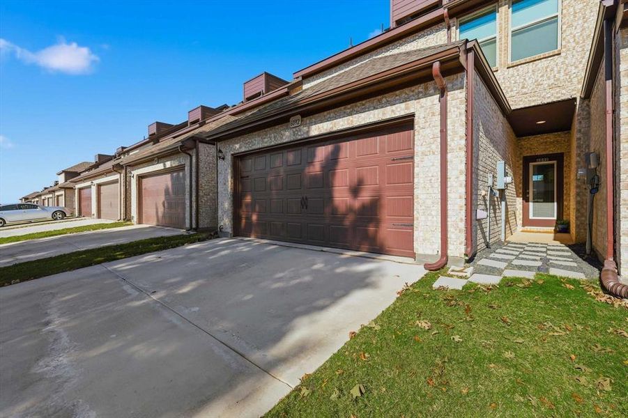 Exterior details and patio area of a home in , Watauga (Image 4). Exterior details and patio area of a home in , Watauga (Image 4).
