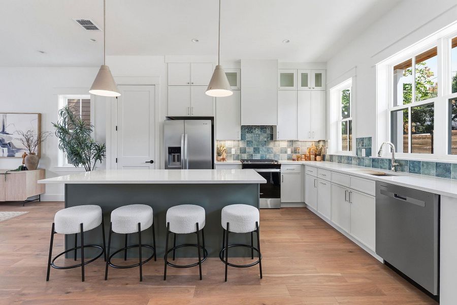 Furnished interior view inside a new home in , Austin (Image 6).