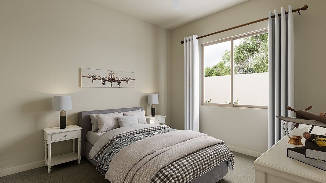 Representative furnished interior of a home built from the Verde Plan 5510 by Tri Pointe Homes in Navarre at Abel Ranch, Goodyear (Image 16).