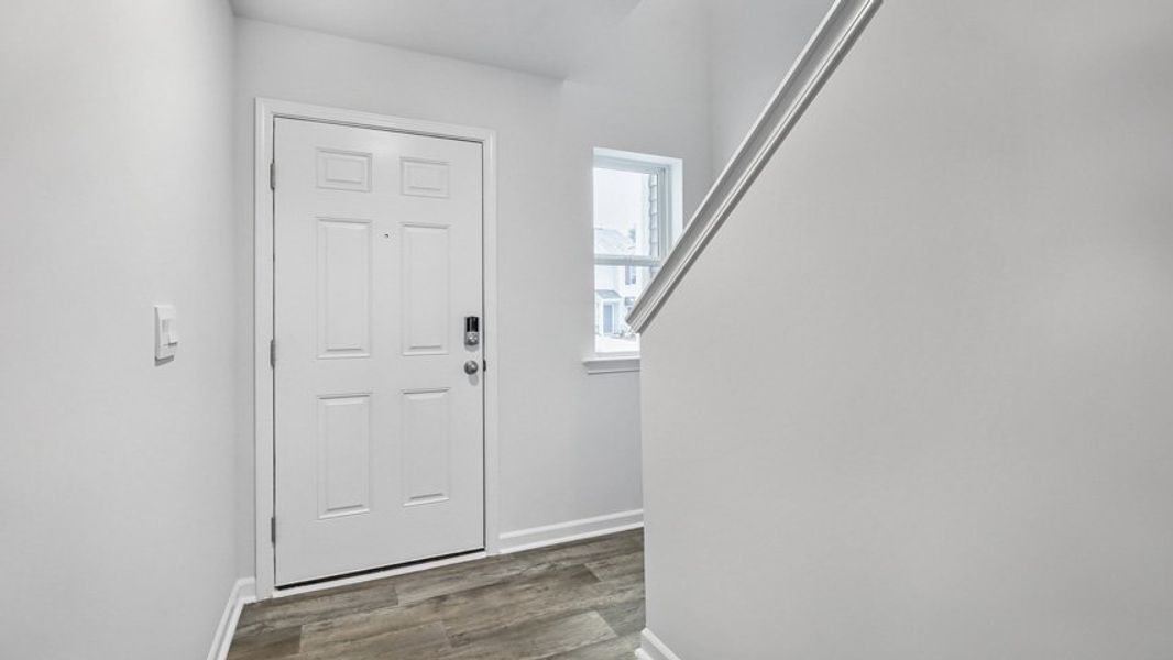Spacious, unfurnished interior of a new home in The Townes at Wilson's Ridge, Smithfield (Image 12). Spacious, unfurnished interior of a new home in The Townes at Wilson's Ridge, Smithfield (Image 12).