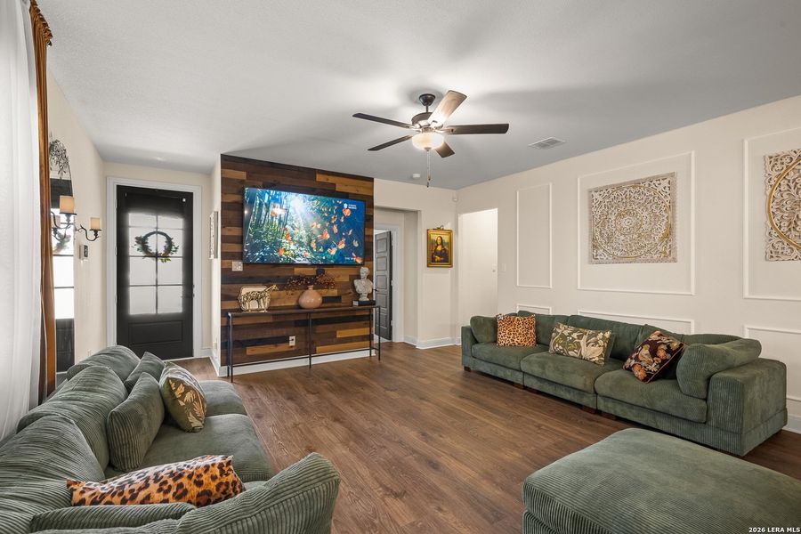 Furnished interior view inside a new home in Hightop Ridge, Converse (Image 8).