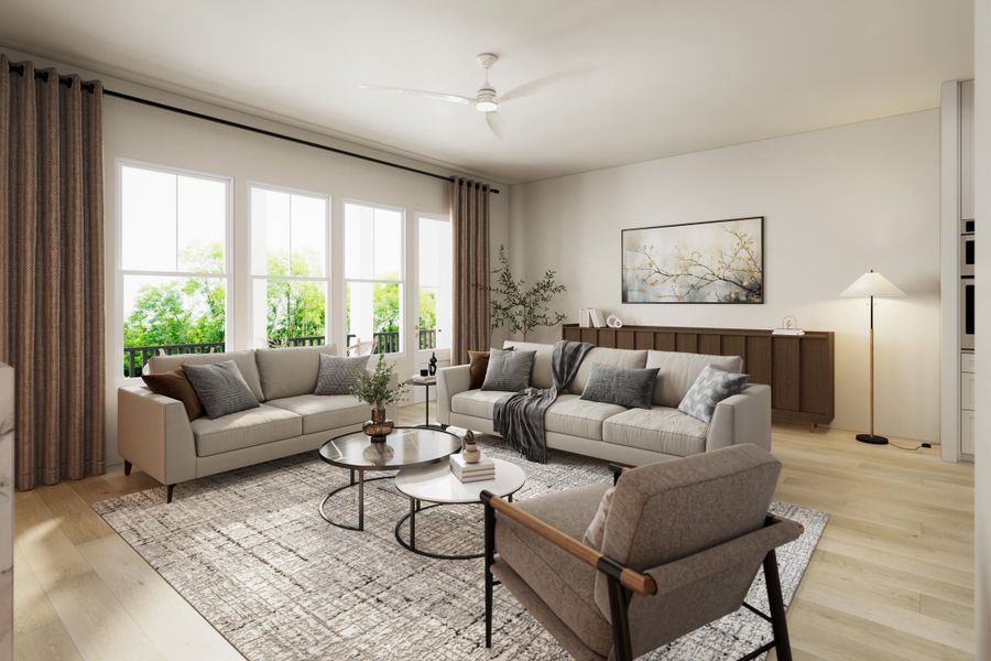 Furnished interior view inside a new home in , Charleston (Image 5). Furnished interior view inside a new home in , Charleston (Image 5).