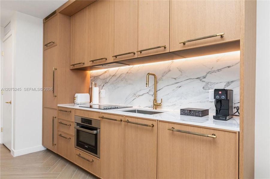 Furnished interior view inside a new home in , Miami (Image 9).