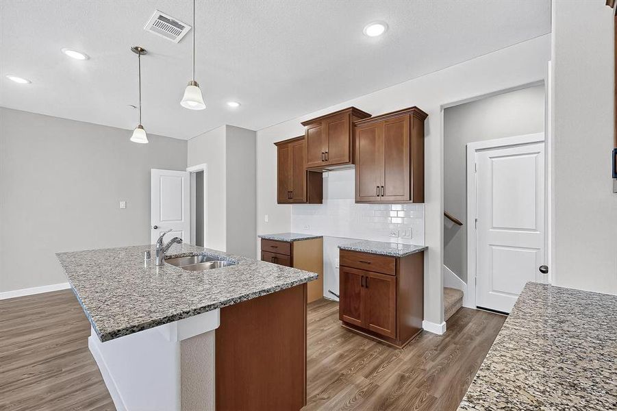 Furnished interior view inside a new home in Solterra Texas, Mesquite (Image 17). Furnished interior view inside a new home in Solterra Texas, Mesquite (Image 17).