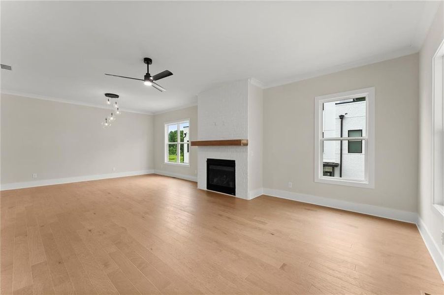 Spacious, unfurnished interior of a new home in West Town, Atlanta (Image 18). Spacious, unfurnished interior of a new home in West Town, Atlanta (Image 18).