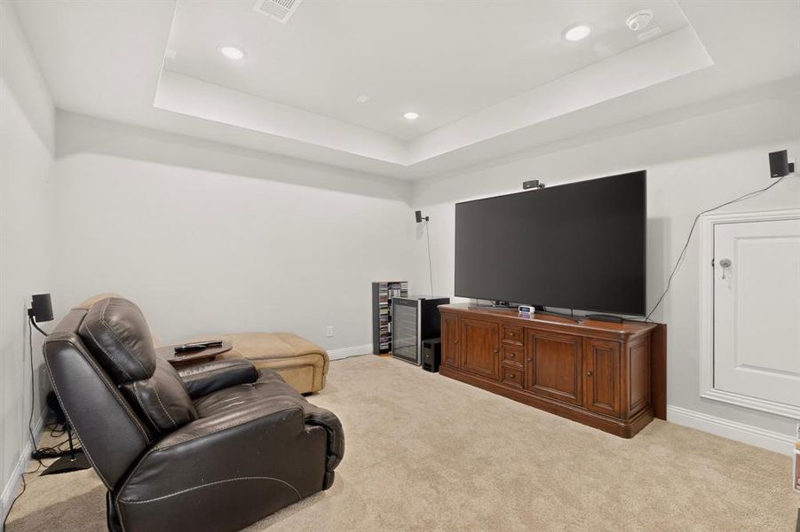 media room located on 2nd floor.
