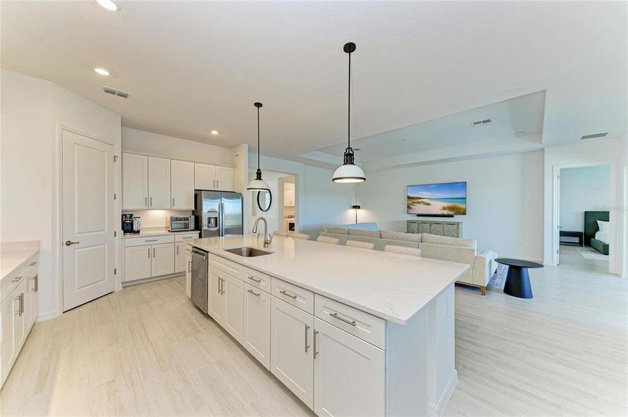 Furnished interior view inside a new home in Calusa Country Club, Lakewood Ranch (Image 43).