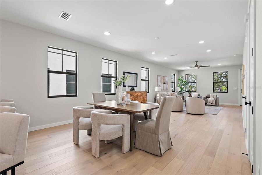 Furnished interior view inside a new home in , St. Petersburg (Image 16).