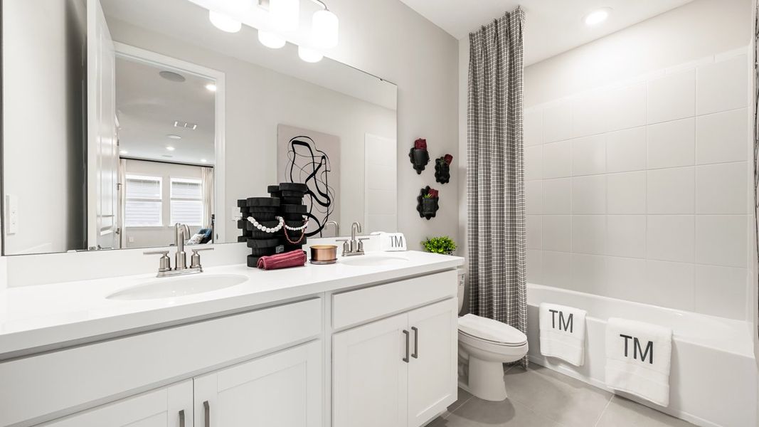 Representative furnished interior of a home built from the Anastasia by Taylor Morrison in Firethorn, Parrish (Image 25).