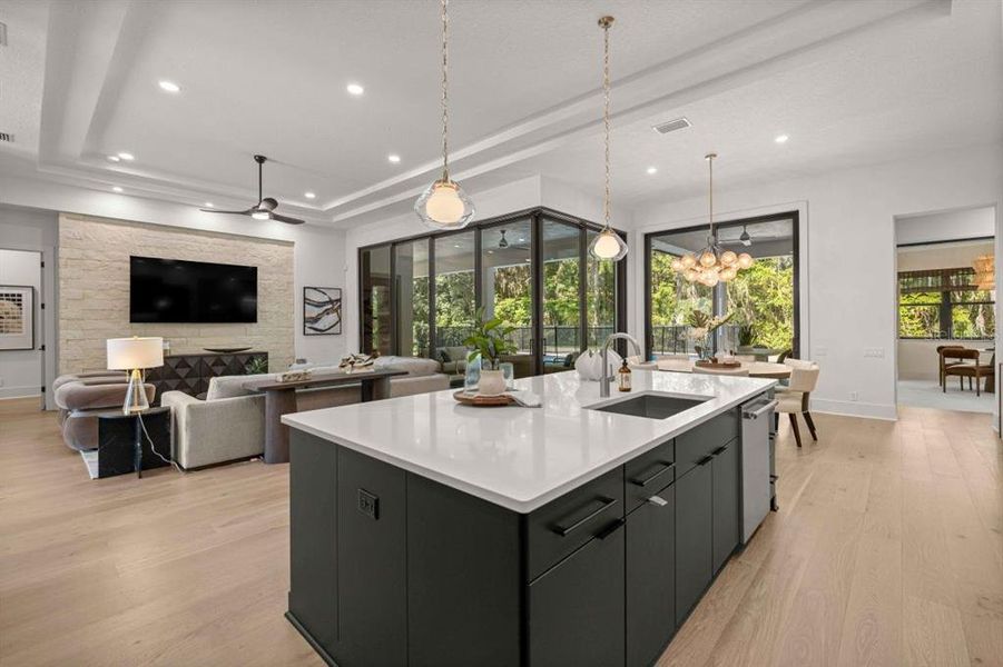 Furnished interior view inside a new home in , Ocala (Image 26).