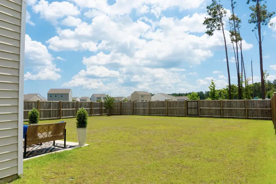 Exterior details and patio area of a home in , Summerville (Image 3). Exterior details and patio area of a home in , Summerville (Image 3).