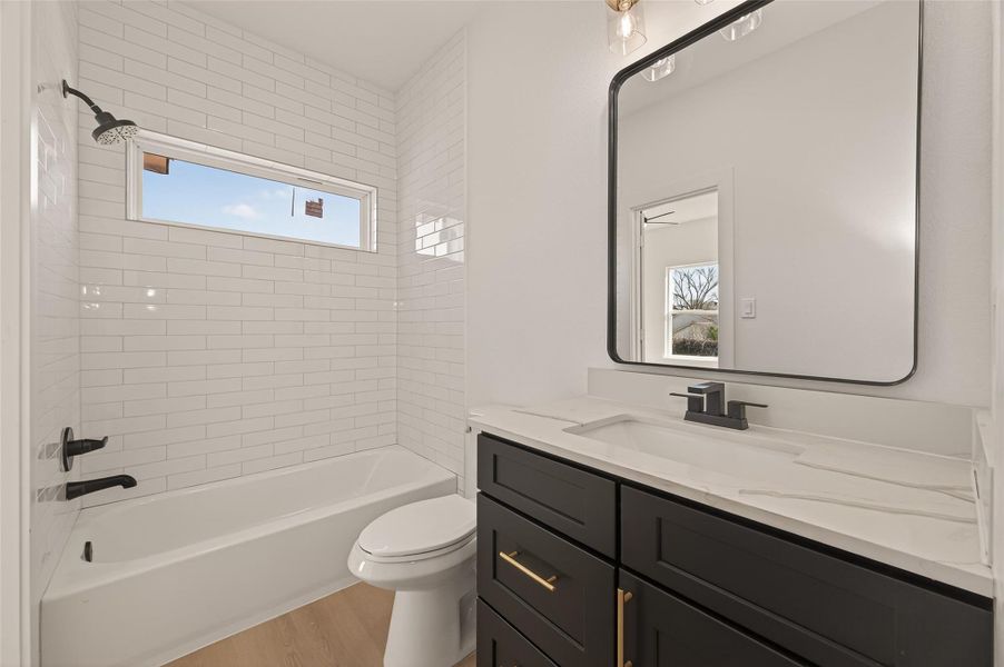 Furnished interior view inside a new home in , Houston (Image 8).