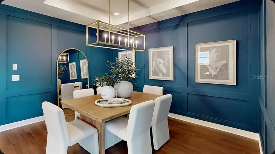 Furnished interior view inside a new home in Esplanade at McKinnon Groves, Winter Garden (Image 8).