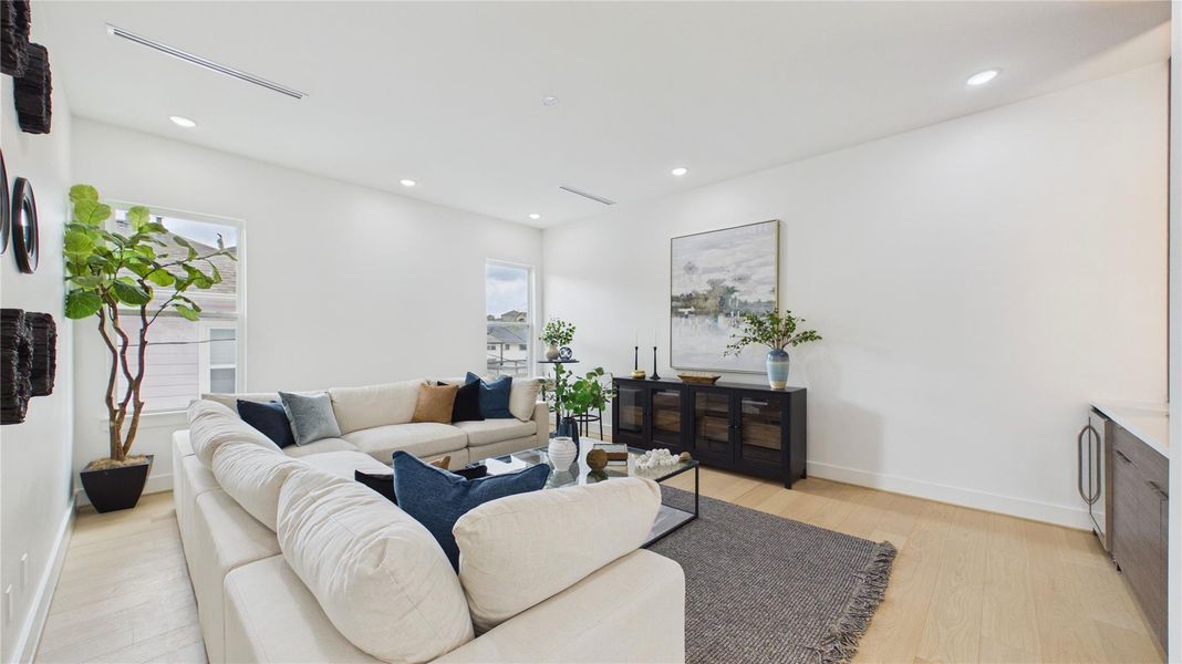 Furnished interior view inside a new home in , Houston (Image 7).
