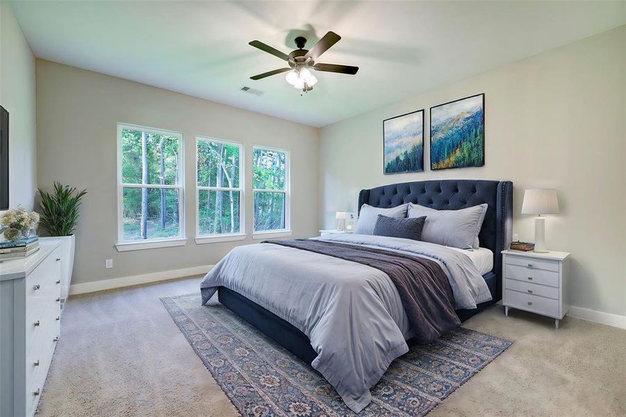 Your second bedroom offers a generous and inviting space that exudes comfort and versatility.