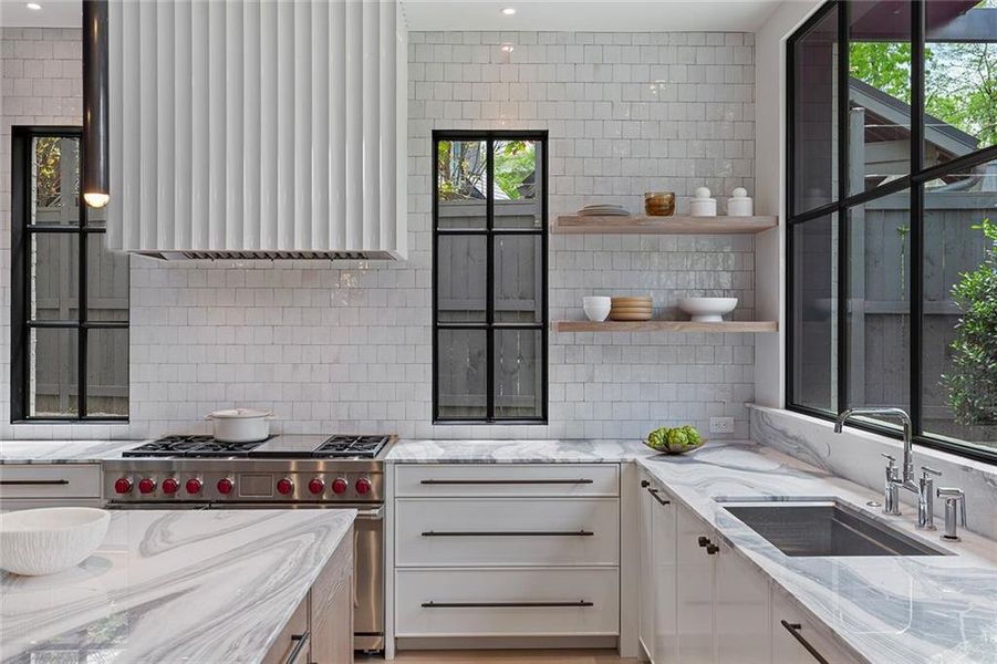 Furnished interior view inside a new home in , Atlanta (Image 30).