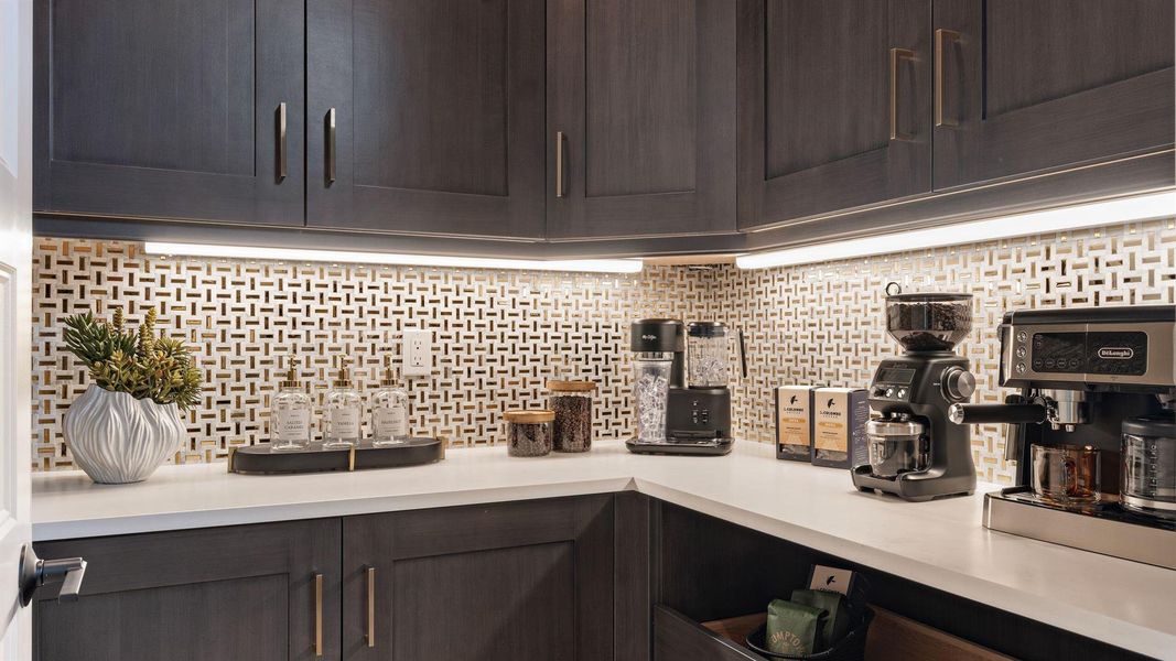 Furnished interior view inside a new home in L'Ambiance at Avenir, Palm Beach Gardens (Image 18). Furnished interior view inside a new home in L'Ambiance at Avenir, Palm Beach Gardens (Image 18).