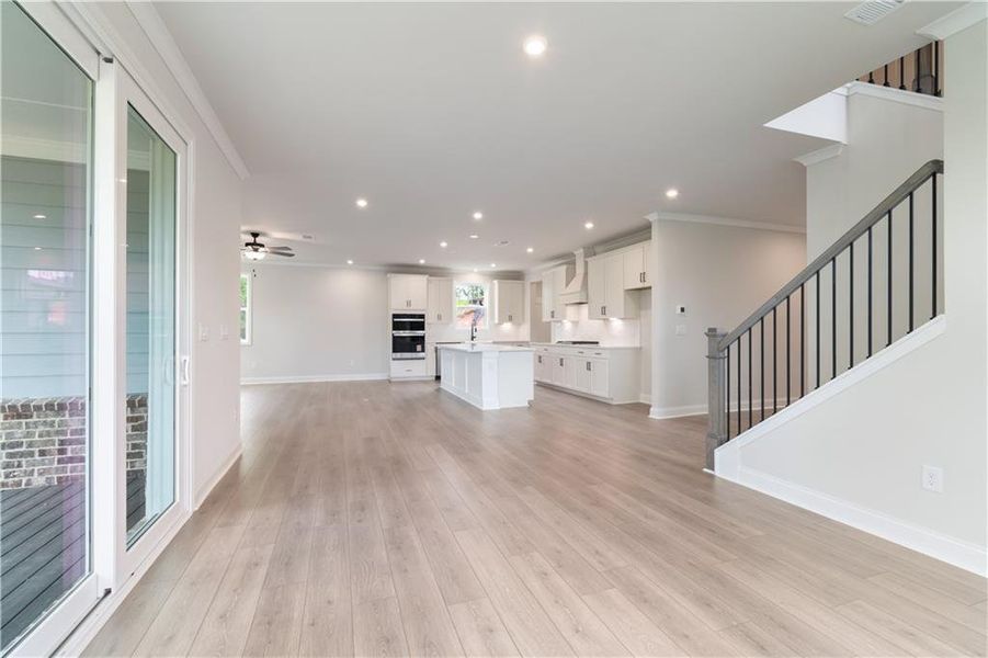 Spacious, unfurnished interior of a new home in Tiberon Woods, Cumming (Image 38).