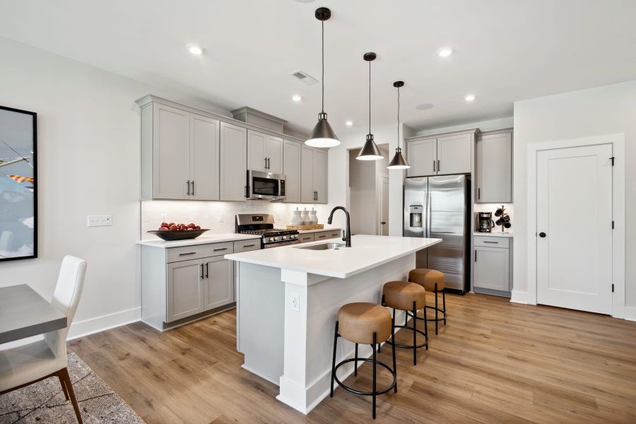 Representative furnished interior of a home built from the Allison by Tri Pointe Homes in Seven Oaks, Belmont (Image 11).