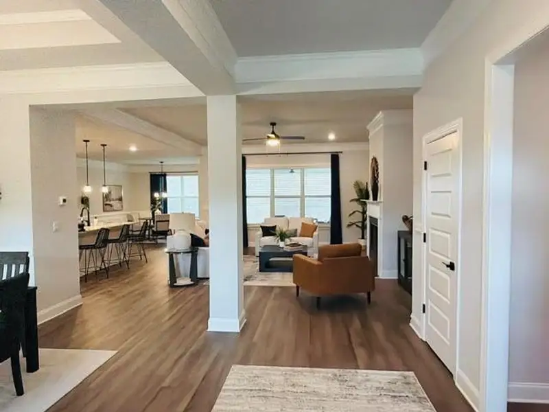 Furnished interior view inside a new home in Tuscany Hills, Douglasville (Image 27).