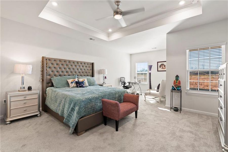 Furnished interior view inside a new home in Newberry 55+, McDonough (Image 9).