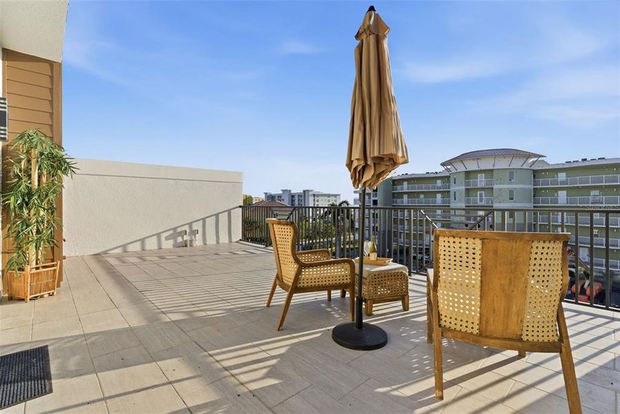 Exterior details and patio area of a home in , Treasure Island (Image 30). Exterior details and patio area of a home in , Treasure Island (Image 30).