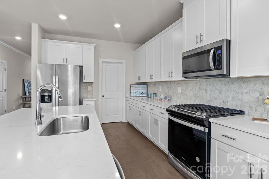 Furnished interior view inside a new home in Shepherds Landing, Mooresville (Image 16).